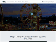 Tablet Screenshot of magicmoney.com